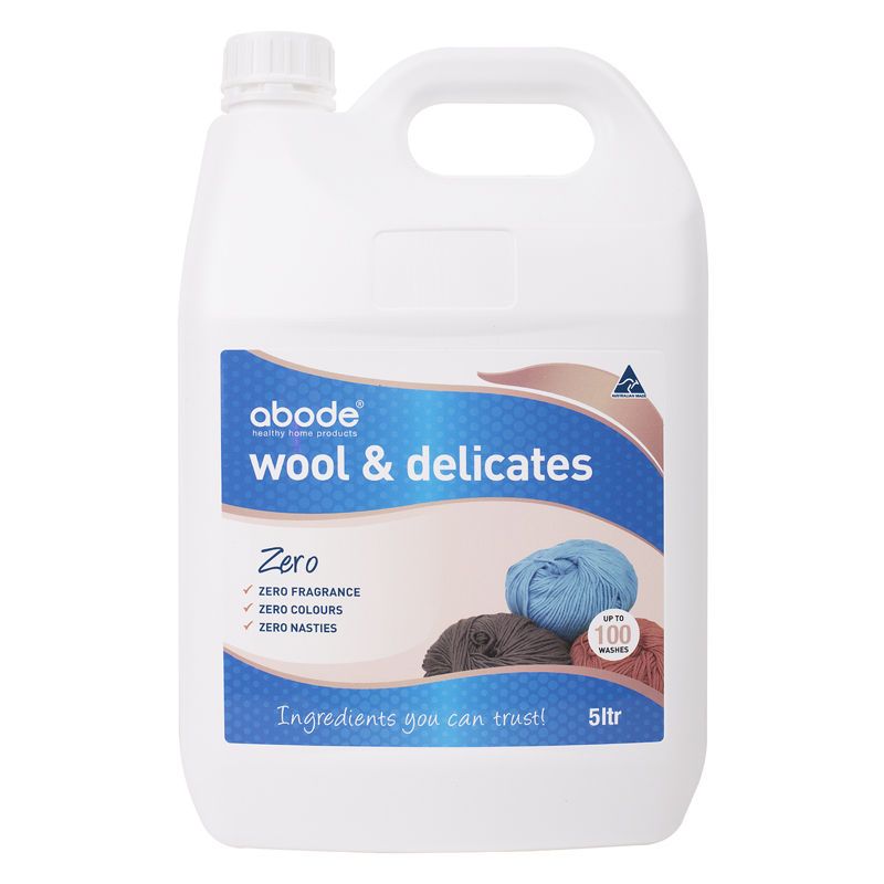 Abode Wool & Delicates ZERO Fragrance Free (5 litres)